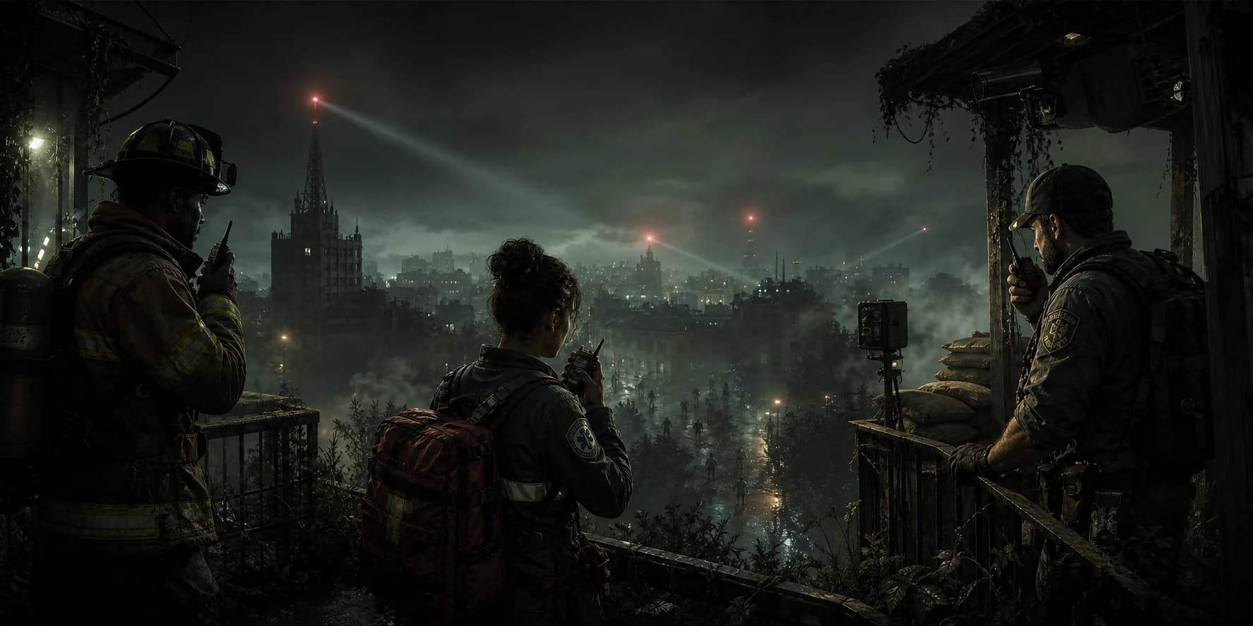 Emergency responders operating in an infected zone